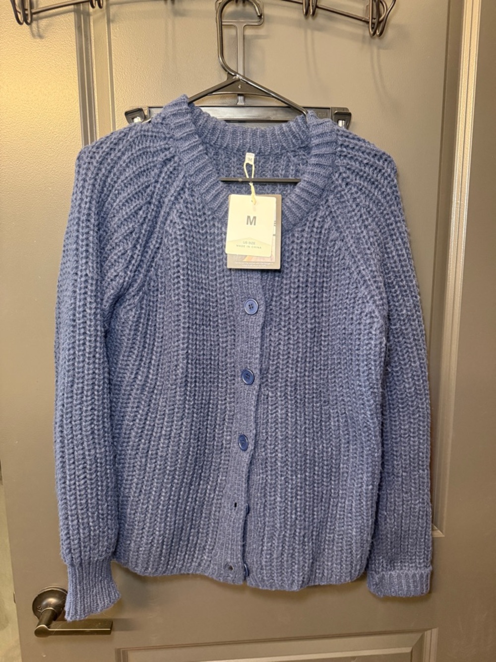 NWT Bianstore Women’s Casual Long Sleeve Crewneck Button Down Cardigan